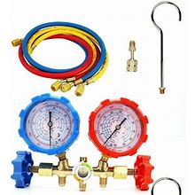 Manifold Gauge Kit Air Conditioning Tool For R410a R32 R404a R134a