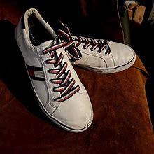 Tommy Hilfiger Shoes | Tommy Hilfiger Mens Size 9 Like New | Color: White | Size: 9