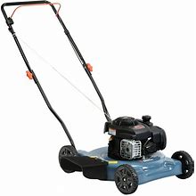 Senix 20-Inch 125 Cc 4-Cycle Gas Powered Push Lawn Mower, Side Discharge, Wheel Height Adjustment