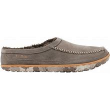 Men's Mountain Slippers, Scuff Slippers Ash 9 M(D), Suede Leather/Rubber | L.L.Bean