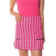 Golftini Performance Skort Side Pleat Charge It To The Room -18"
