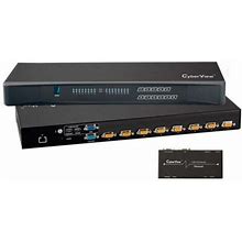 Cyberview CV-802: Cyberview USB 8-Port Two Console KVM Switch