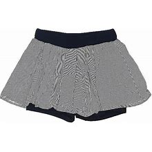 FILA Active Skort: Gray Stripes Activewear - Women's Size Small