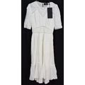 The Kooples Women's Long Lacey Dress Mid-Length Short Sleeves Size 3