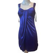 Masquerade Women's A-Line Dress - Blue - 14