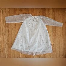 Petite Hailey Dresses | Petite Hailey White Sparkle Tulle Dress 5 | Color: Silver/White | Size: 5G