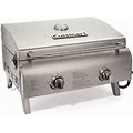 Cuisinart Cgg-306 Chef's Style Stainless 2 Burner Tabletop Gas Grill, Silver