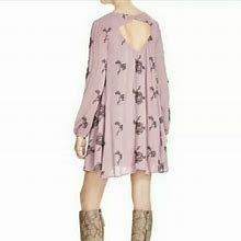 Free People Emma Austin Floral Embroidered Tunic Dress Summer Boho Xs