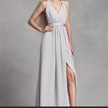 David's Bridal Dresses | Vera Wang White Sterling Dress | Color: Silver | Size: 6