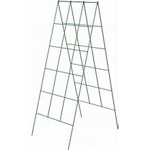 Fold Out A-Frame Vegetable Trellis, Supports In Green, Small | Gardener's Edge