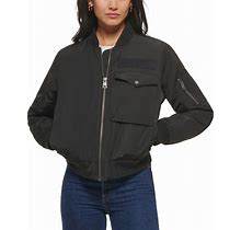 Levi's Women's Fashion Flight Bomber Jacket - Black - Size Medium