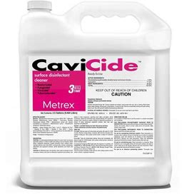 Metrex 13-1025 Cavicide Surface Disinfectant/Decontaminant Cleaner, 2.5 Gal Capacity