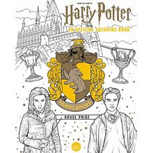 Harry Potter: Hufflepuff House Pride: The Official Coloring Book: (Gifts Books For Harry Potter Fans, Adult Coloring Books)