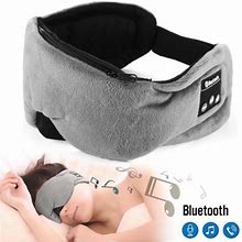 Zonghan Sleep Headphones Bluetooth 5.0 Eye Mask For Men Women Noise Cancelling Sleeping Mask With Adjustable Strap
