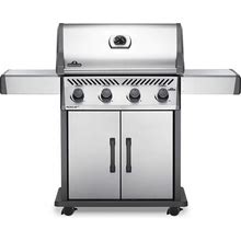 NAPOLEON Rogue XT 525 Stainless Steel 4-Burner Natural Gas Grill With Integrated Smoker Box | RXT525NSS-1-A