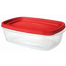 Rubbermaid 8.5 Cup Food Storage Container Plastic In Red | 11 H X 5 W X 9 D In | Wayfair Cd2ad097e67dc54503a0b916dd9a3093