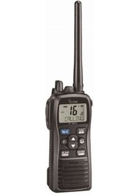 Icom M73-01 Handheld Vhf Marine Radio Black 6W 700Mw Loud Audio