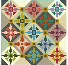 Compass Quilt Pattern Designed By Sew Kind Of Wonderful