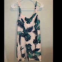 Old Navy Dresses | Fun Little Sun Dress | Color: Green/Pink | Size: L