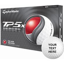 Taylormade 2024 Tp5x Personalized Golf Balls, Men's, Blue