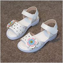 Kids' Sandals 2024 Summer New Soft-Soled Anti-Slip Girls' Sandals For Big Kids, Beach Shoes For Girls,EUR36