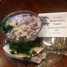 Bayou Country Cookin' Almond And Grape Chicken Salad