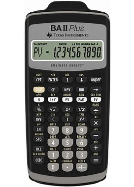 Texas Instruments BA II Plus Financial Calculator - ETLZ1041354485