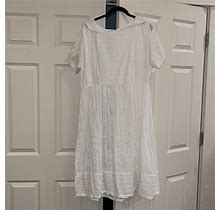 Long White Dress | Color: White | Size: L