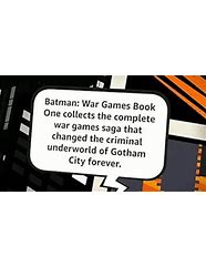 Image result for Batman War On Crime Graphic Novel