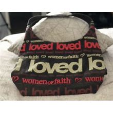 Women Of Faith Woven Purse Hobo Bag With Matching Wristlet Love
