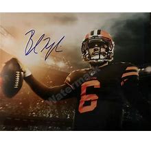Baker Mayfield - Autographed Signed Cleveland BROWNS Oklahom Sooners REPRINT (Rp)