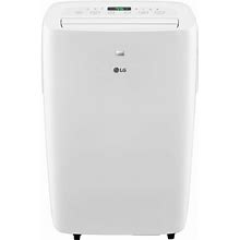 LG LP0721WSR 7000 BTU 120V Portable Air Conditioner With Auto Swing Air Vent And LCD Remote White Climate Control Air Conditioners Portable Air