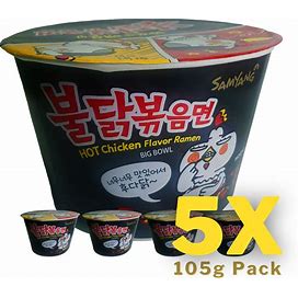 5X Samyang Buldak Stir-Fried Hot Chicken Flavor Ramen Noodles 105G - Halal