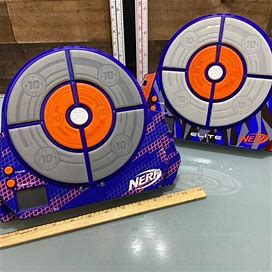 Nerf Elite Electronic Digital Target W/ Lights & Sounds Hasbro 2017 TESTED - Toys & Collectibles