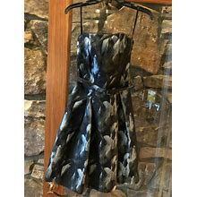White House Black Market Dress Size 4 Semi Format Strapless