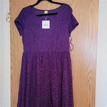 Jen Clothing Dresses | Xl Purple Lace Dress From Jen Clothing | Color: Purple | Size: Xl