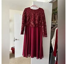 Dainty Jewells Dresses | Red Sparkle & Delight Dainty Jewells Dress | Color: Red | Size: L