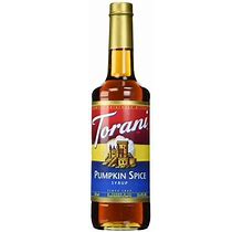 Torani 750Ml Pumpkin Spice Flavoring Syrup Premium
