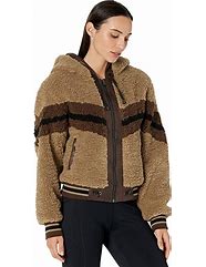 Image result for Faux Fur Cropped Hoodie