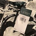 Lauren Ralph Lauren Dresses | New! Lauren Ralph Lauren Keyhole Dress | Color: Black/White | Size: 1X