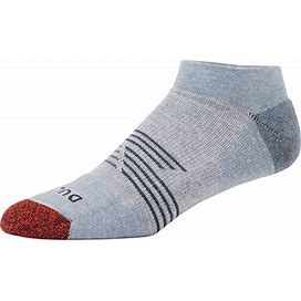 Men's 7-Year Lightweight Performance No-Show Socks - Gray/Silver MED - Duluth Trading Company