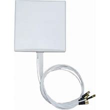 Ventev Terrawave 2.4- 5 Ghz 6 Dbi 6 Lead Patch Antenna With N Plugs (M6060060P3D63607V)