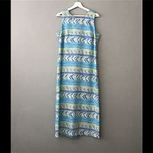Koret Dresses | Womens Teal/Green Maxi Dress 12P | Color: Blue/Green | Size: 12