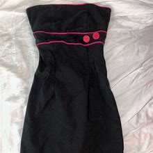 Forever 21 Dresses | Vintage Forever21 Dress | Color: Black/Pink | Size: Xs