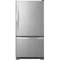 Whirlpool 22.07-Cu Ft Bottom-Freezer Refrigerator (Stainless Steel) ENERGY STAR | WRB322DMBM