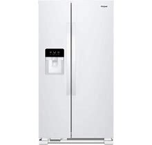 24.6 Cu. Ft. Side By Side Refrigerator In White