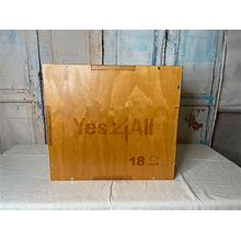Yes4all 3 in 1 Wooden Plyometric Box Plyo Box Holds Up To 450Lbs NEW