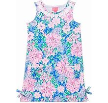 Lilly Pulitzer Kids LITTLE LILLY KNIT SHIFT Girl's Dress Multi Spring In Your Step : MD (Little Kid)
