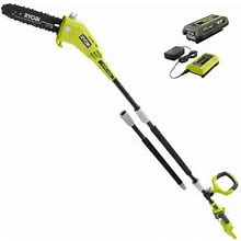 Ryobi 10" 40V Pole Saw With Battery And Charger