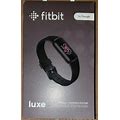 Fitbit Luxe Wellness & Fitness Tracker (Black/Graphite) With Heart